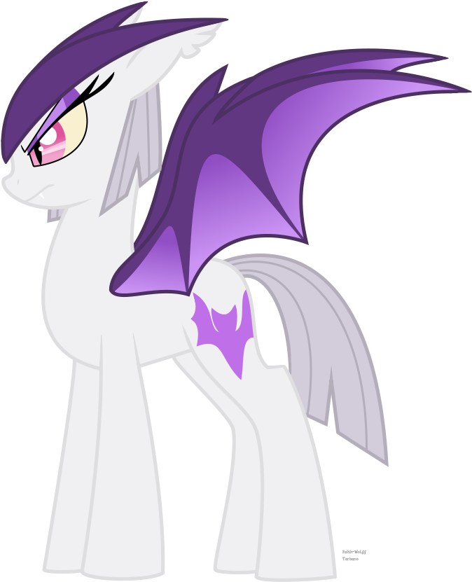 Faith-wolff, Bat Pony, Fanfic - Hyper Gyaos Mlp (704x851), Png Download