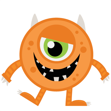 Cookie Clipart Halloween - Cute Halloween Monster Clipart (432x432), Png Download
