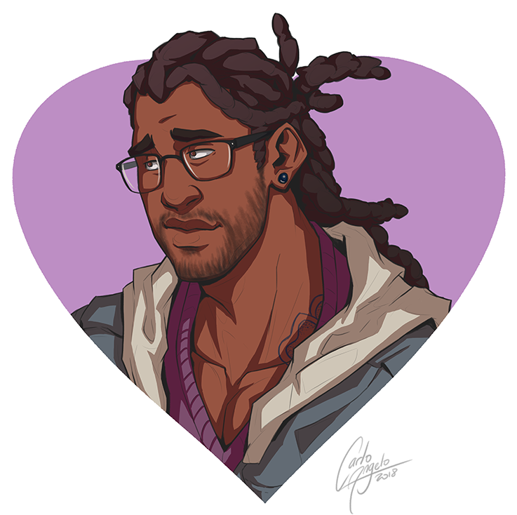 Dream Daddy - Illustration (750x750), Png Download