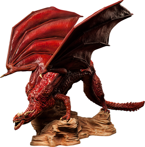 Download Dragon Statue By Arh Studios Red Dragon Statue Full Size Png Image Pngkit