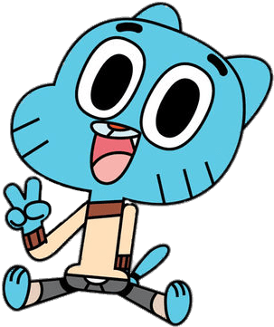 Download - El Mundo De Gumball Personajes (640x380), Png Download