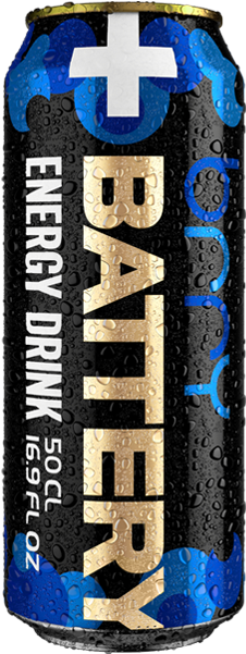 Batteyr Brry Blueberry Flavored Energy Drink - Battery Energy Drink (400x600), Png Download