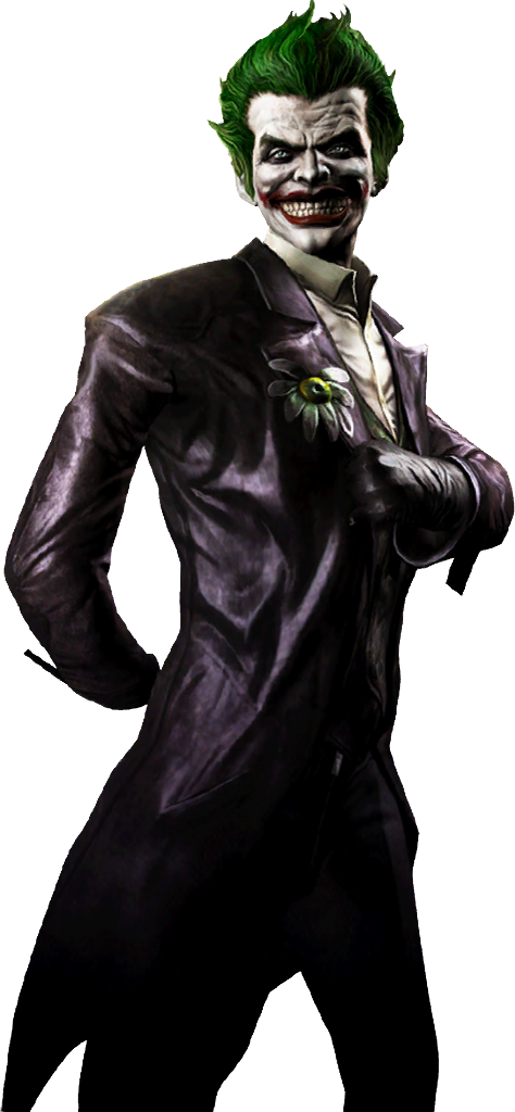 Th Joker Ae-9603 - Joker Arkham Origins Injustice (474x1024), Png Download