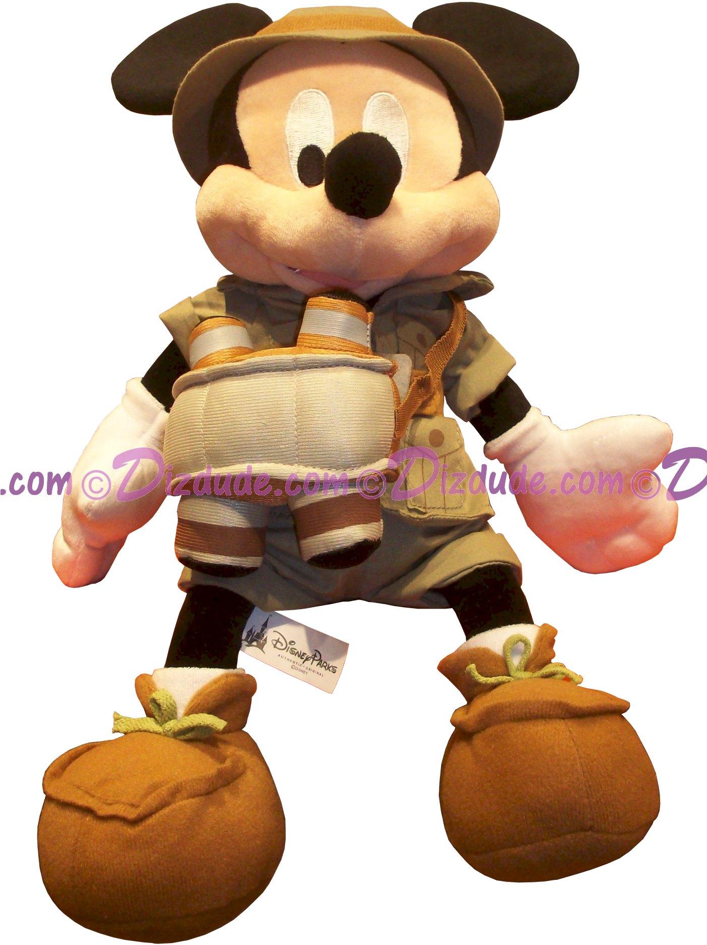 12 Inch Safari Mickey Mouse Plush ~ Disney Animal Kingdom - Disney's Animal Kingdom (1400x1985), Png Download