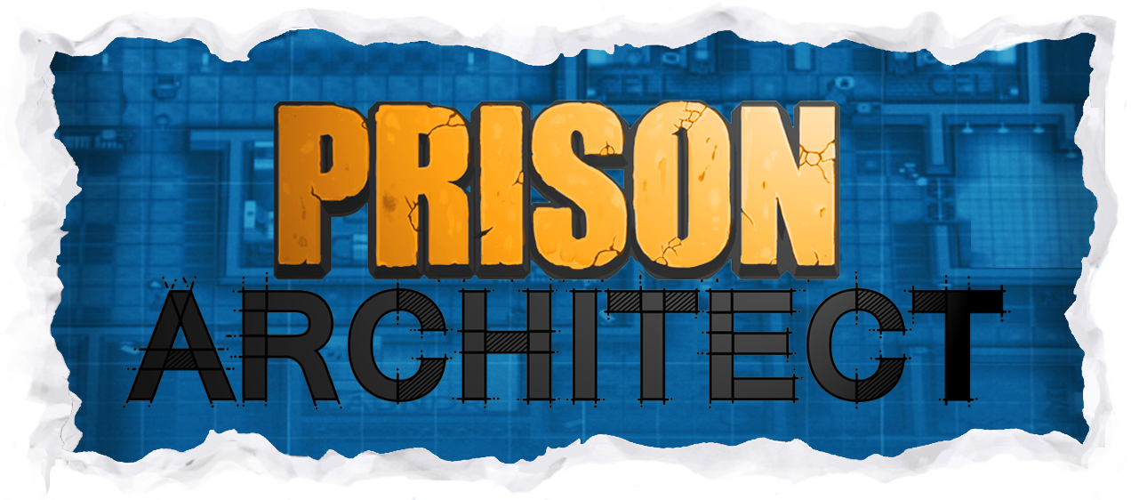 Welcome To The New Prison Architect Website Here You'll - Prison Architect Logo Transparent (1281x562), Png Download