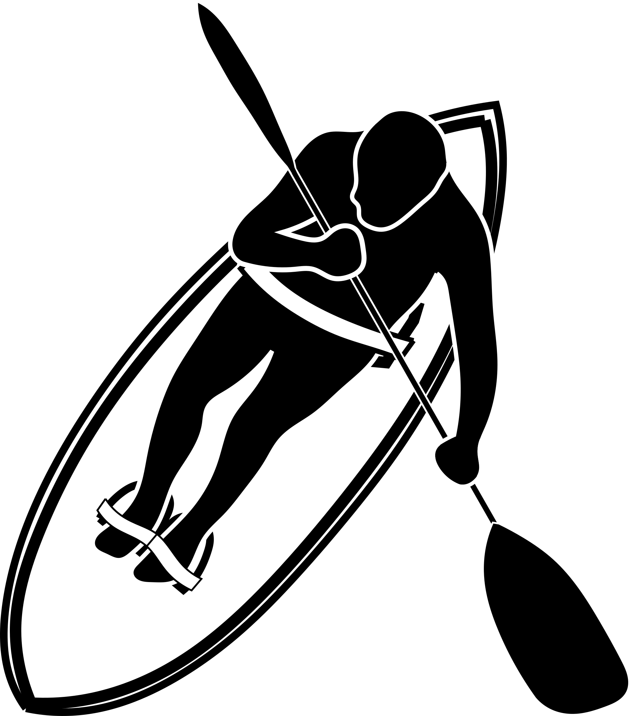 Download Surfer Clipart - Desenhos De Stand Up (703x800), Png Download