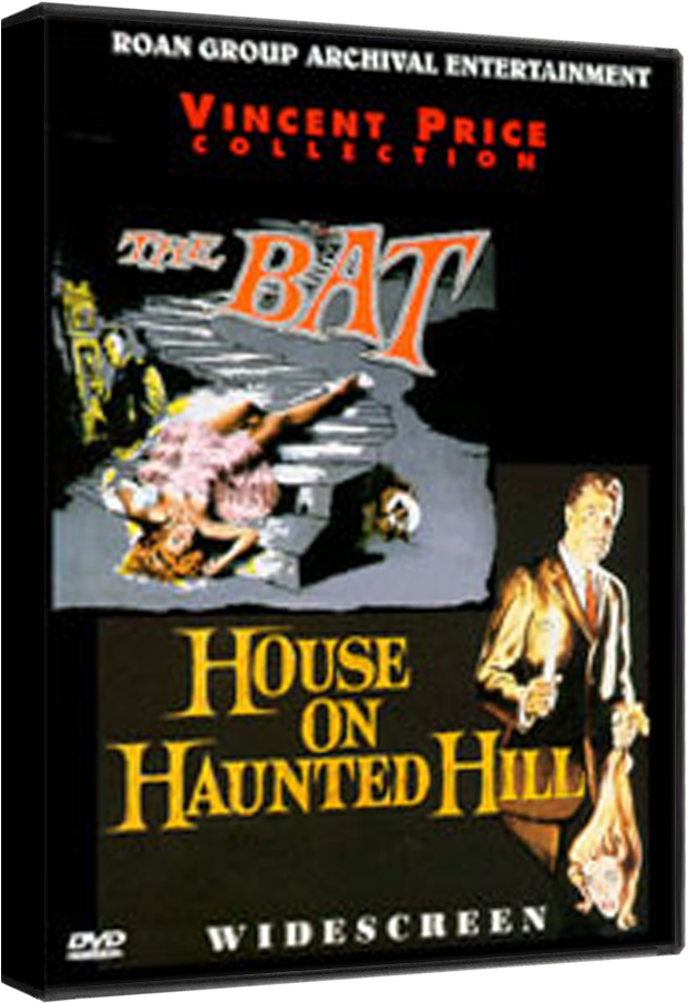 Bat, The / House On Haunted Hill [dvd Double Feature] - Horror Classics, Vol. 3: The Bat/house On Haunted Hill (1000x1000), Png Download