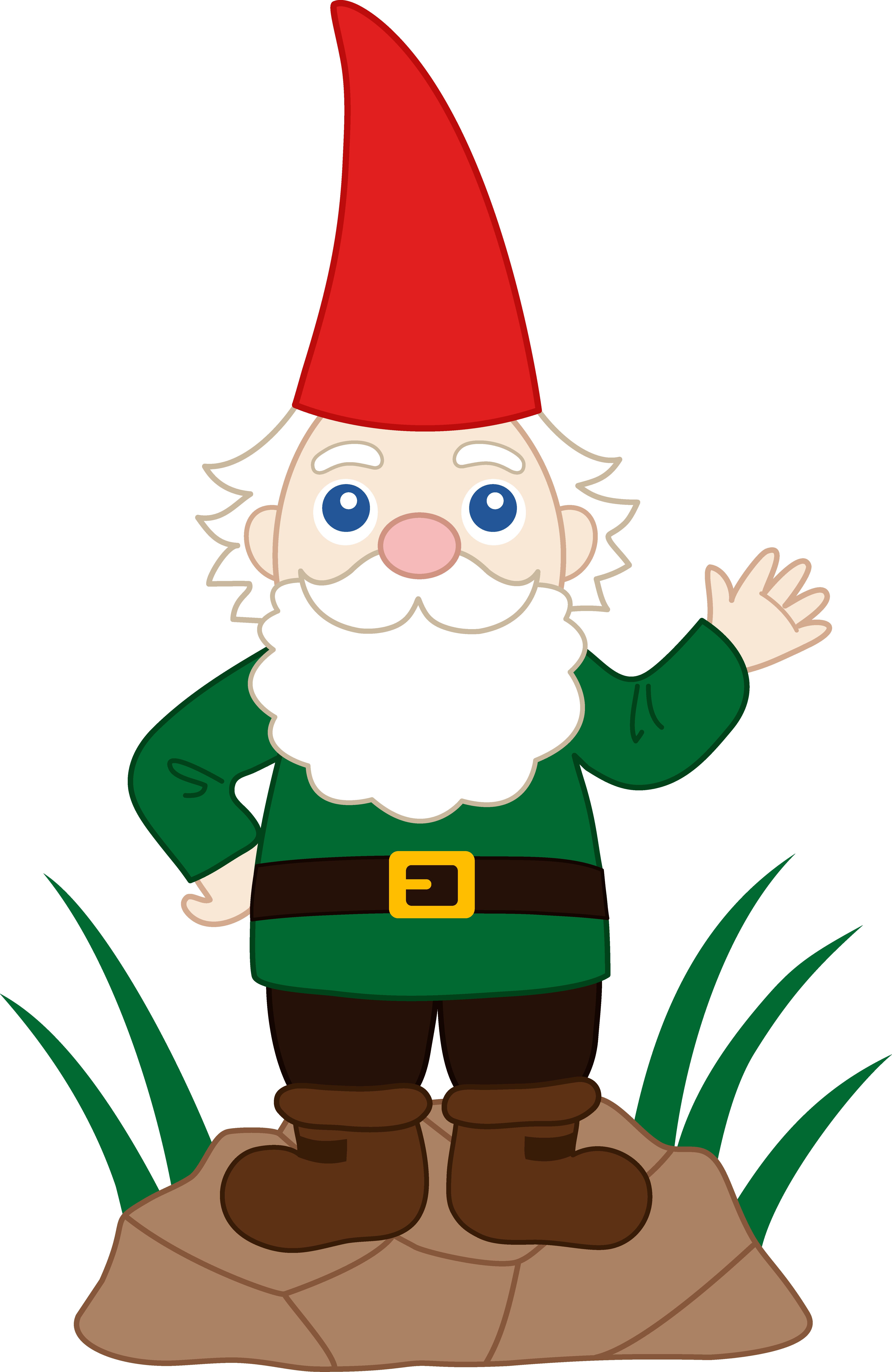 Garden - Clipart Gnome (5377x8270), Png Download
