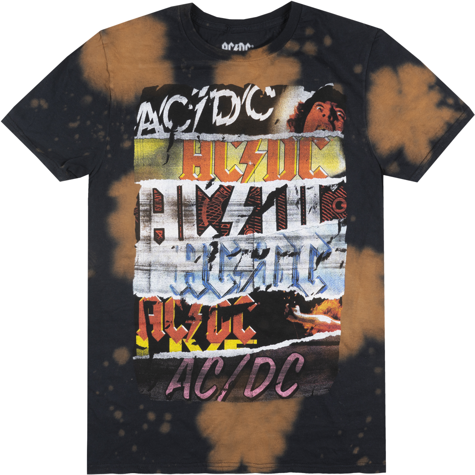 Download Acdc Rock Album Logo T Shirt Black Tee Metal Music Ac Dc Full Size Png Image Pngkit
