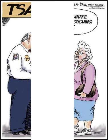 So, Even If All The Tsa Employees Were Psychologically - Airport Pat Down (380x494), Png Download
