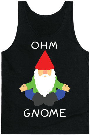 Ohm Gnome Tank Top - Gnome Puns (484x484), Png Download