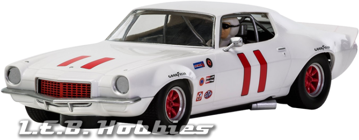C3922 Scalextric Chevrolet Camaro Historic Trans Am - Scalextric C3922 Chevrolet Camaro 1970 Stephen Sorenson (750x468), Png Download