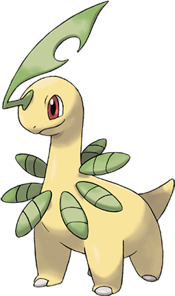 Ever Since I Was A Young Kid, My Favourite Dinosaurs - Pokemon Chikorita (475x475), Png Download