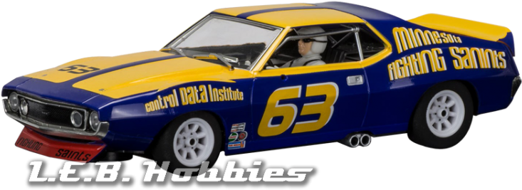 C3876 Scalextric Amc Javelin Trans Am Jockos Racing - Slot.it Porsche 962c-85 White Performance Slot Car (750x468), Png Download