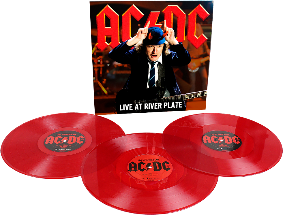 Download Transparent Live At River Plate Red Vinyl - Ac Dc Live At ...