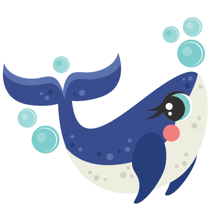 Whale Svg Scrapbook Cut File Cute Clipart Files For - Scalable Vector Graphics (432x432), Png Download