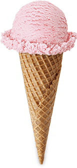 Gluten Free Sugar Cones - Ice Cream Cone (400x340), Png Download