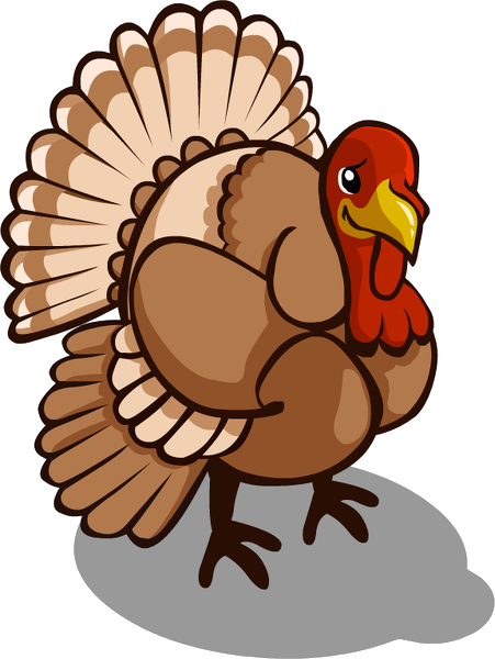 15 Thanksgiving Turkey Icon Images - Turkey Icon (451x600), Png Download