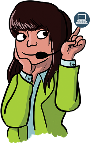 Information Communication Technology Clipart Workers (300x466), Png Download