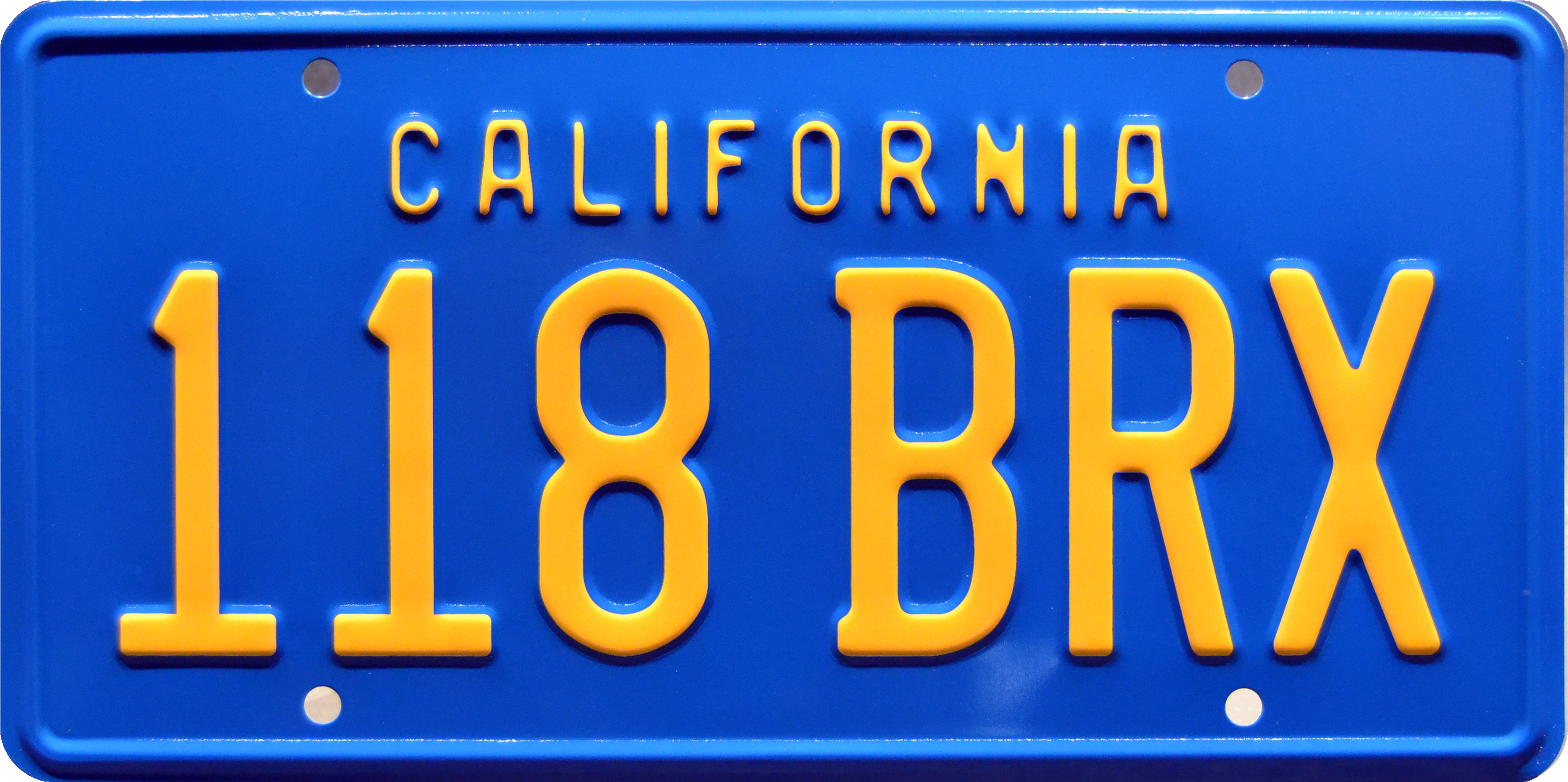 118 Brx Prop Plate Movie Memorabilia From Hooper With - A-team / Mr T's Gmc Van / Screen Accurate / S967238 (4200x2400), Png Download