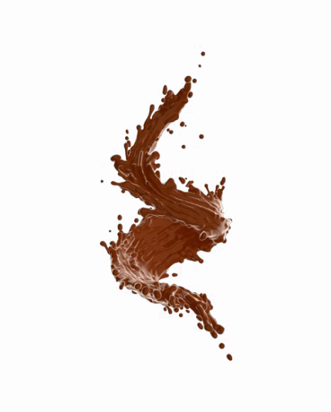 Chocolate Splash Transparent Image - Graphic Design (466x580), Png Download