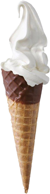 Specialty Cones - Ice Cream Cone (205x763), Png Download