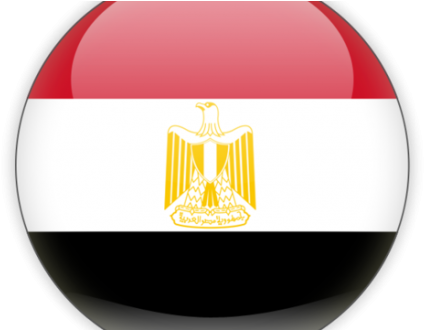 Classy Idea Egypt Flag Symbol Round Icon Illustration - National Flag Of Egypt, Authentic Version In Scale... (585x329), Png Download