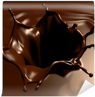 Astonishing Chocolate Splash - Wallpaper (400x400), Png Download