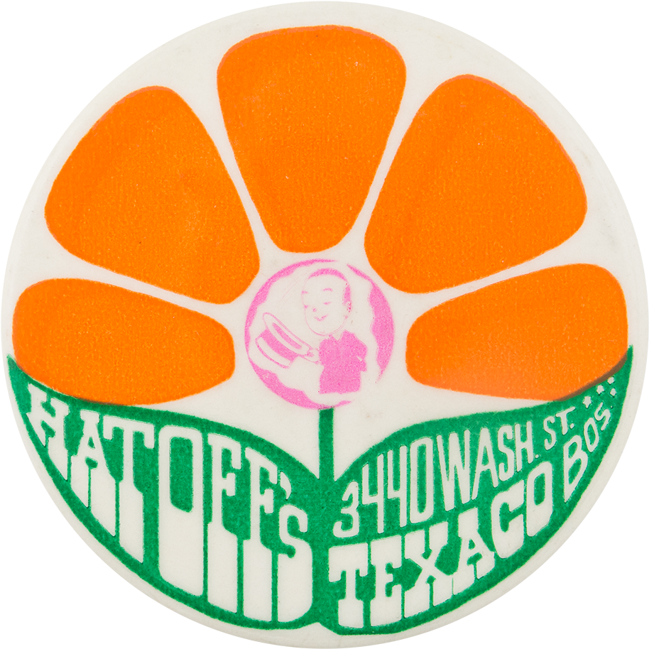Hatoff's Texaco Bos Advertising Button Museum - Circle (1000x992), Png Download