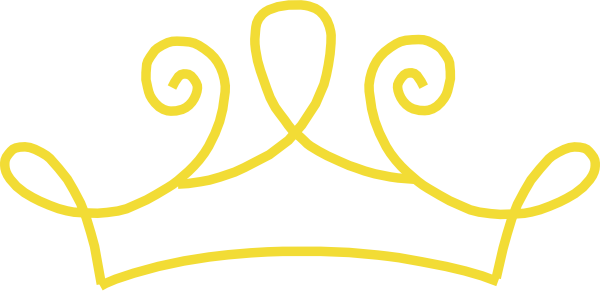 Original Png Clip Art File Princess Crown Blue Svg (600x291), Png Download