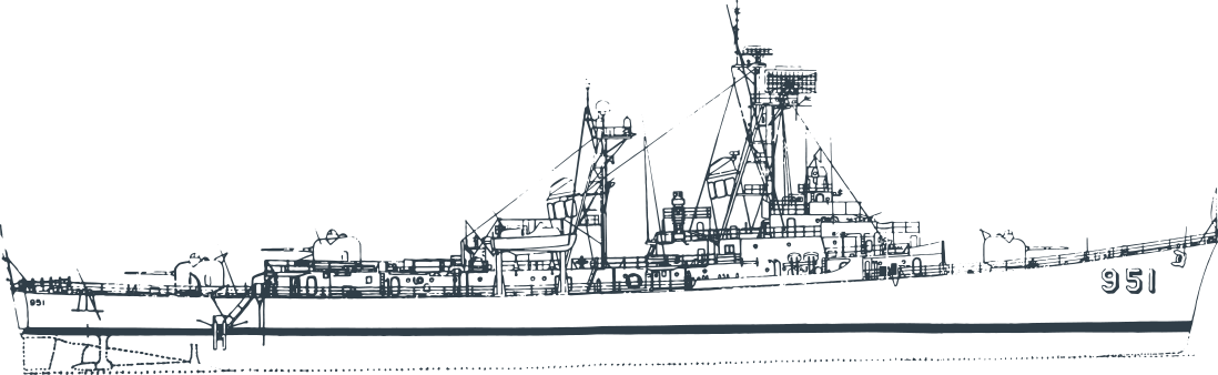 Career - Guided Missile Destroyer (1098x338), Png Download