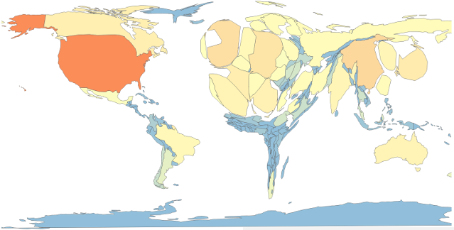 How Do We Fix The World's Very Unequal Knowledge And - Map (640x360), Png Download