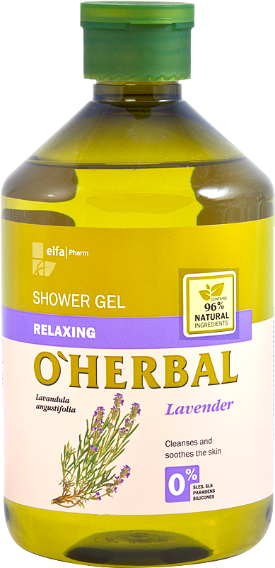 O Herbal Shower Gel Relaxing - O'herbal Relaxing Shower Gel With Lavender Extract (600x800), Png Download