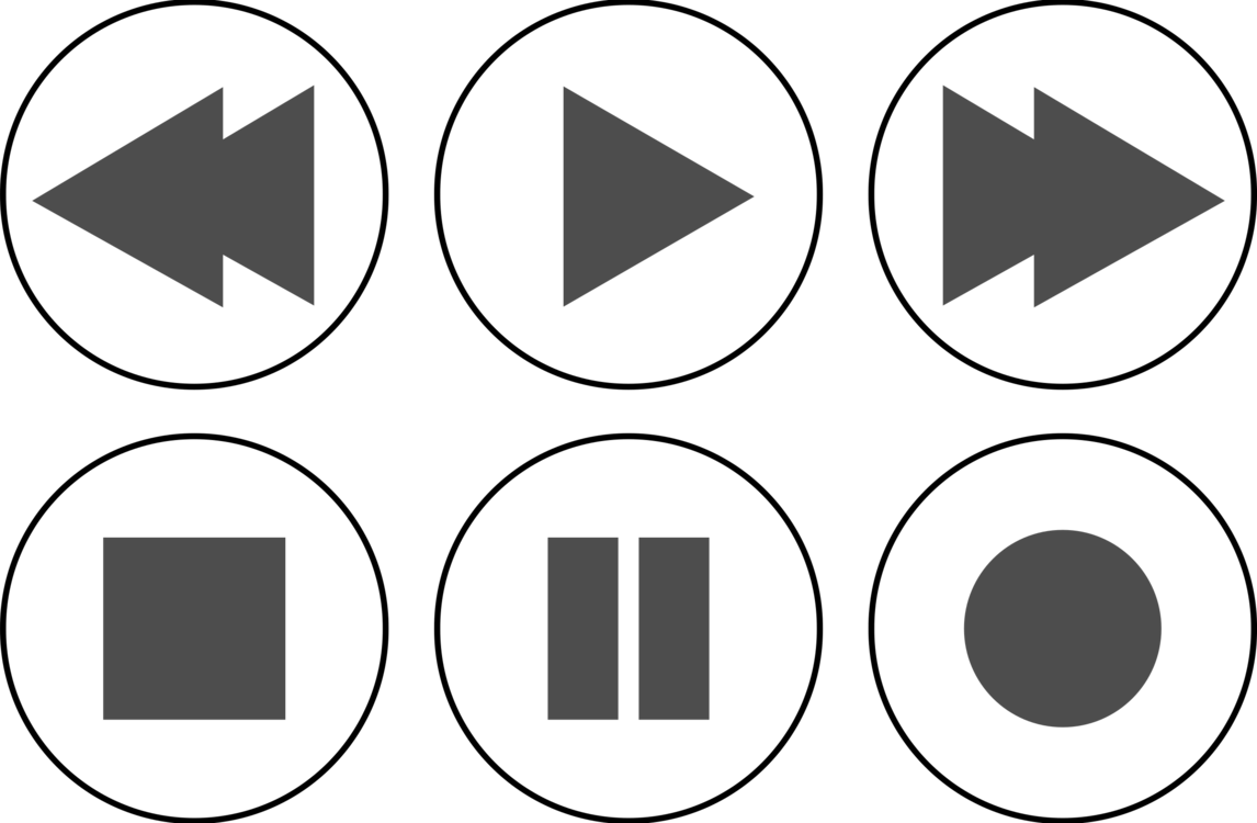 Windows Media Player Computer Icons User Interface - Rewind Play Fast Forward (1146x750), Png Download