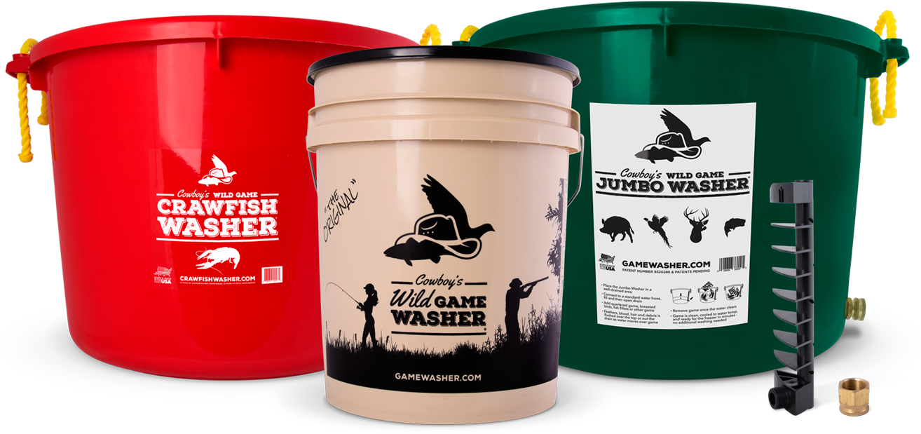 Cowboy's Wild Game Washer And Crawfish Washer Are Now - Cowboy's Wild Game Washer 5 Gal Gw5 (1400x674), Png Download