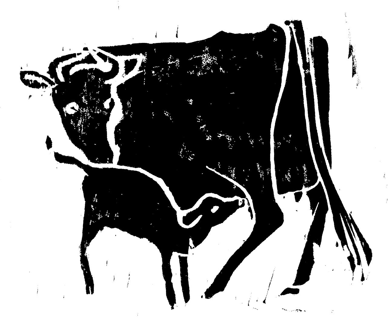 The - Pregnant Cow Png (1280x1086), Png Download