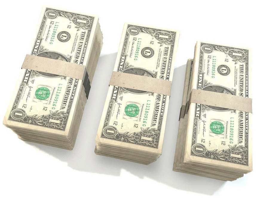 Dollars - Transparent Background - Money With Transparent Background (904x686), Png Download
