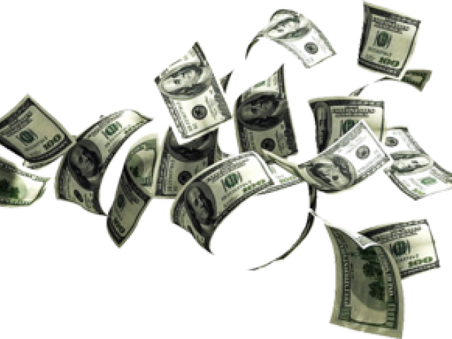 Money In The Wind (640x480), Png Download