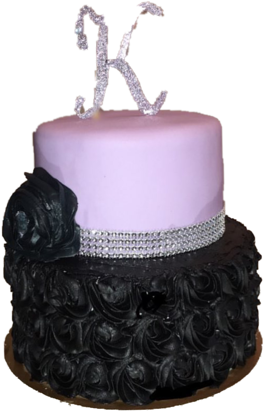 Initial Cake - Birthday Cake (1000x1778), Png Download