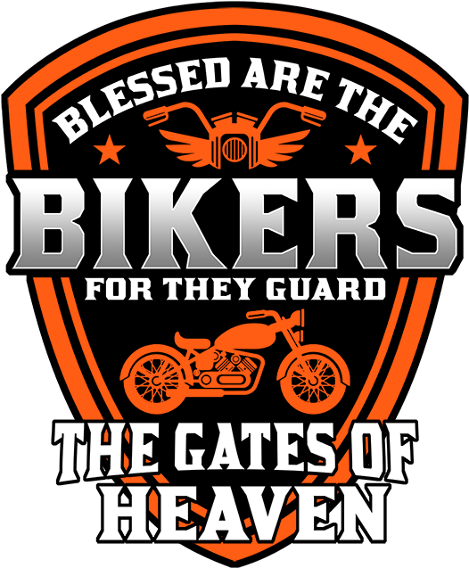 Blessed Are The Bikers For They Guard The Gates Of - Blessed Bikers Printed Tee Shirt Reg Big Tall Port (675x675), Png Download