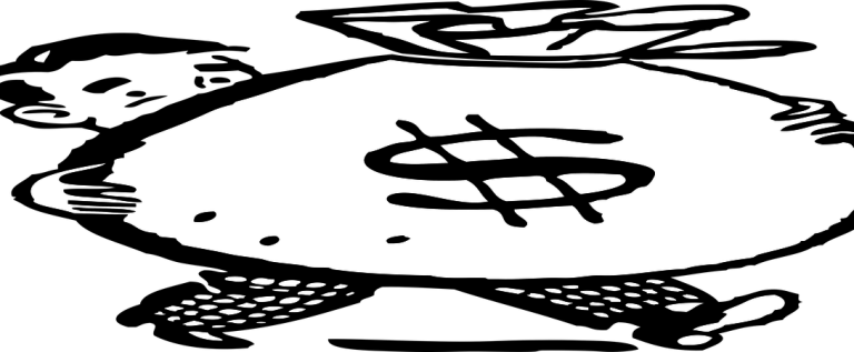 Com Implements Travelport 360 Fares - Money Bag Black And White (768x317), Png Download
