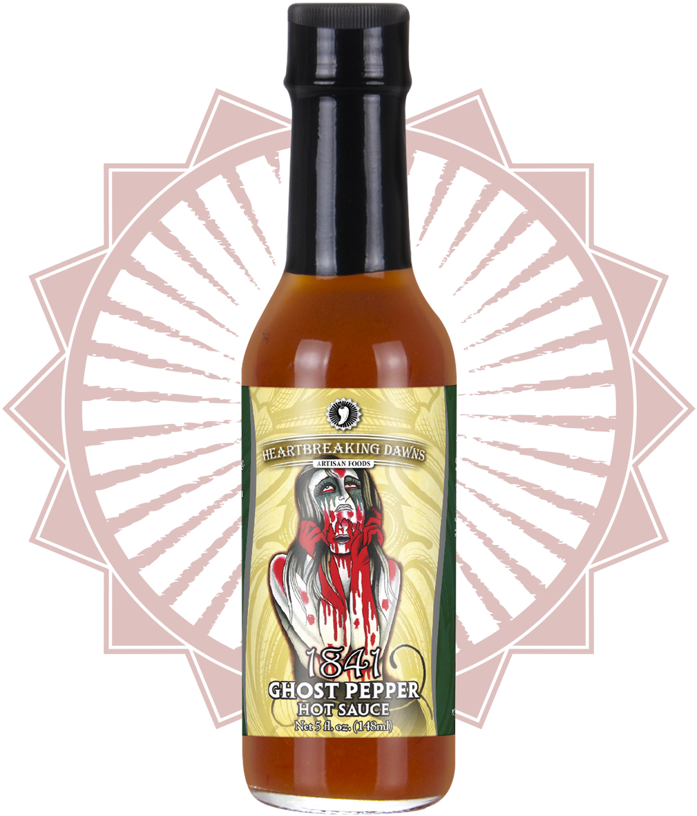 1841 Ghost Pepper - Hot Sauce (1280x1280), Png Download