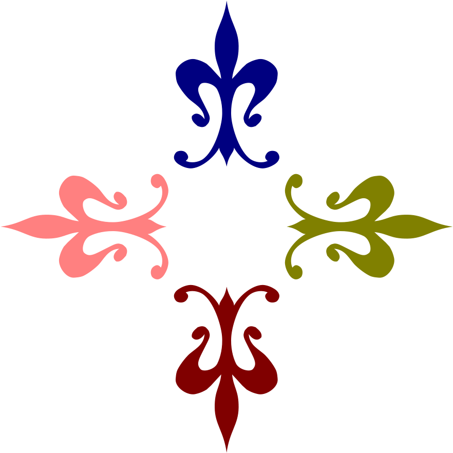 How To Set Use Forestgreen Coloured Ornaments Svg Vector - Decorative Colourful Clip Art (900x900), Png Download