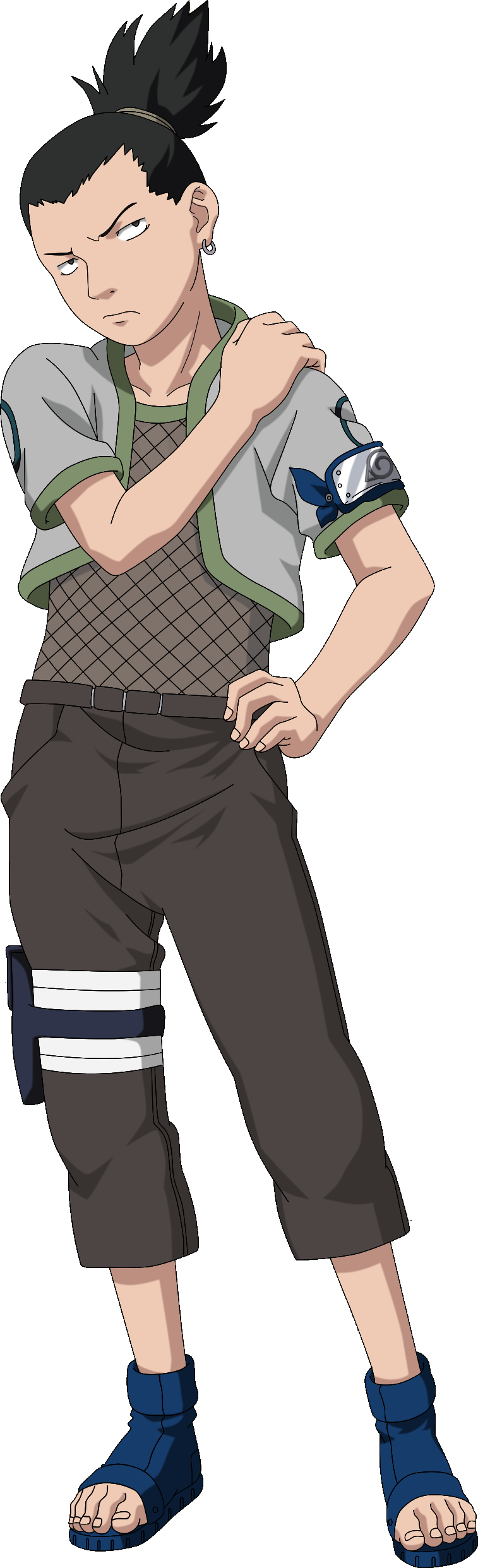 Shikamaru Genin - Shikamaru Nara Shippuden (757x2483), Png Download