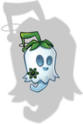 Emily The Ghost Pepper - Plants Vs. Zombies 2: It's About Time (369x496), Png Download