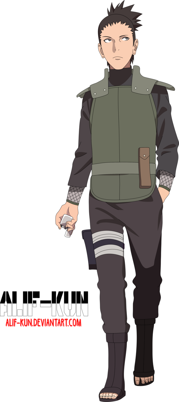 Shikamaru Nara By Alif-kun - Shikamaru Nara The Last (597x1337), Png Download