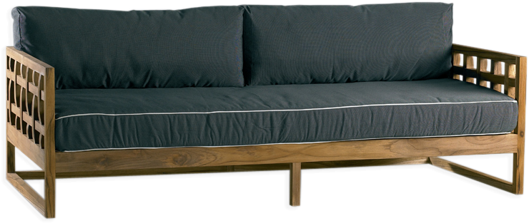 Outdoor Sofa Bench (800x800), Png Download