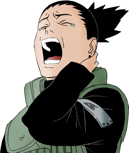 Shikamaru Nara Lazy (535x631), Png Download