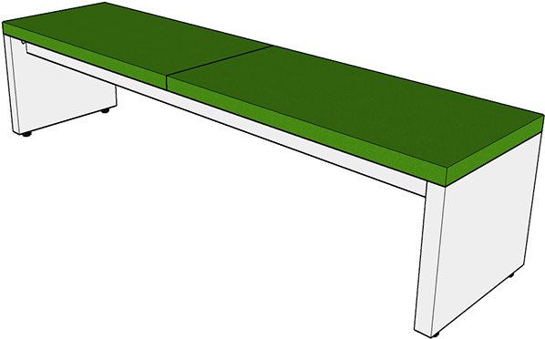 412255 - Outdoor Bench (914x560), Png Download