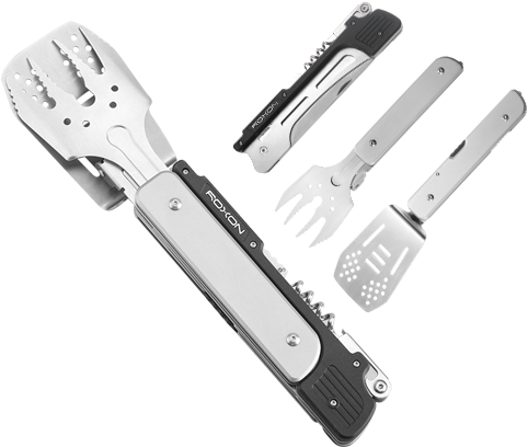 Roxon- One Bbq Utensil, Everything You'll Need For - Multi-tool (492x415), Png Download